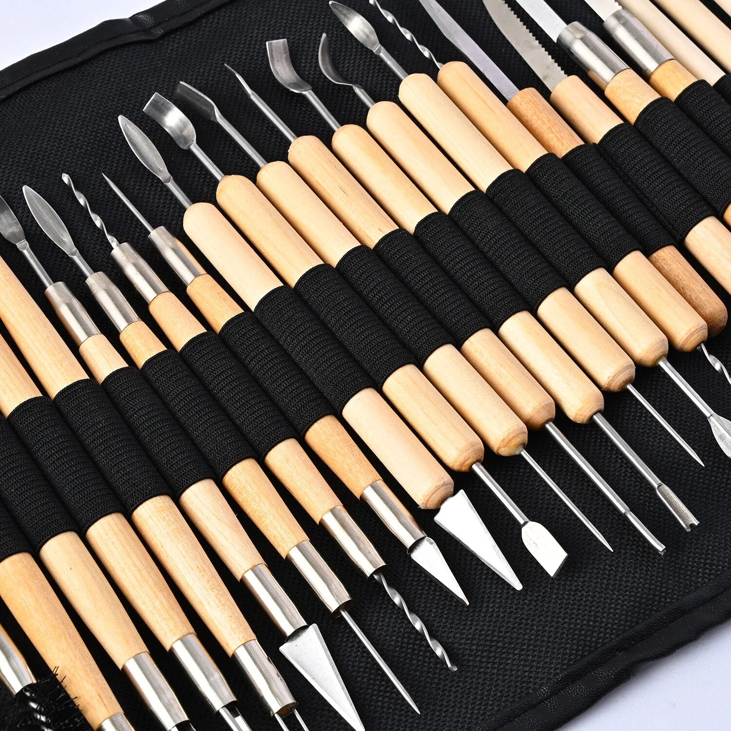 61pcs Set Pottery Clay Tools Modeling Carved Ceramic DIY Tool