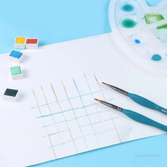6pc Detail Thin Paint Brush Set Miniature Detail Paint Brush Set