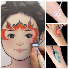 Painting Brush Body Color Drawing Pens Set Face Body Painting Brushes Tool Set