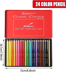 Oil Pencil Set Profressional Wooden Drawing Colored Pencils