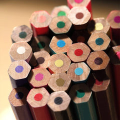 72 Colors Premium Oil Based Colored Pencils With Metal Box Set