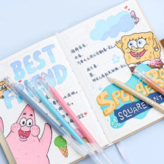 9Pcs/Box Languo Handbook Pen Students Writing Painting Marker Pens Stationery