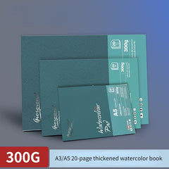 Watercolor Paper With Cotton 300g  Thickened Medium-coarse Grain Inner Page Seal Book