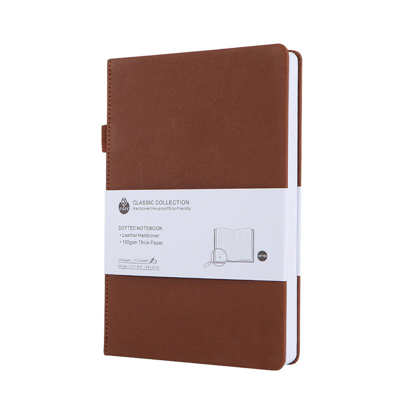 A5 Notebook Printed A5 Business Lined Journals Notebook PU Leather Hardcover Notebooks - honeylives