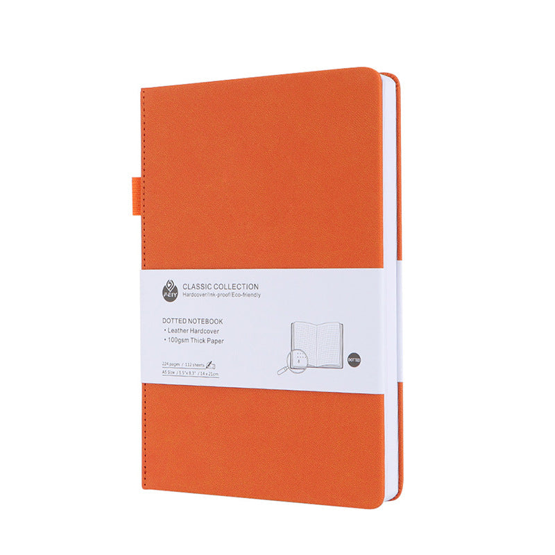 A5 Notebook Printed A5 Business Lined Journals Notebook PU Leather Hardcover Notebooks - honeylives