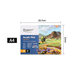 Acrylic paint book 20 Sheets Professional Oil Painting Paper