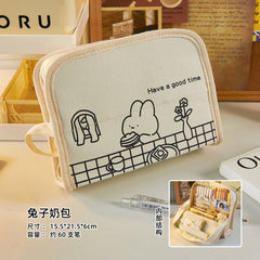 Big Capacity Pencil Case Mesh Compartments Large Pencil Pouch Pen Bag