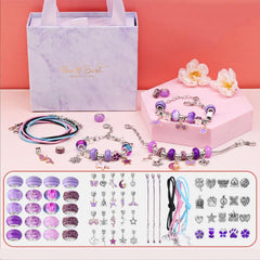 DIY Crystal Bracelet Set with Jewelry Gift Box