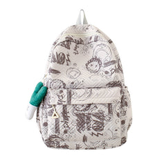 Back To School Interior Zipper Pocket Backpacks Casual Softback Backpack