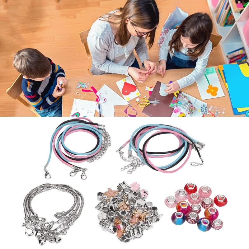 Charm Bracelet Making Kit K9 DIY Bead Jewelry Making Kit