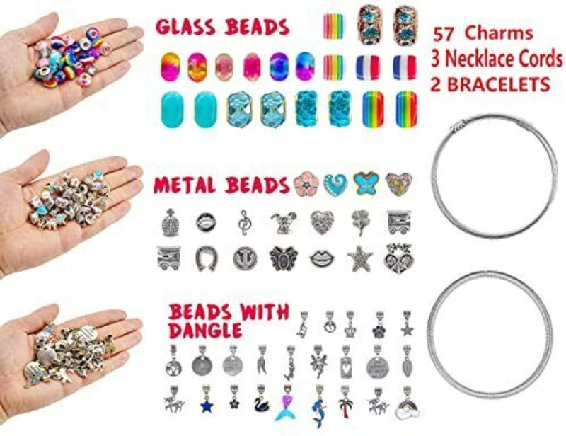 Unicorn Charm Jewelry Making Kit Children's Bracelet Set