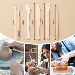 31 pcs Set Clay Tools Kit Pottery Tools Practical Polymer Clay Sculpting Tools Kit