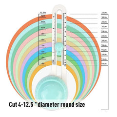 Color Circular Paper Cutter 360 Rotary Circle CutterDIY Round Cutting Knife