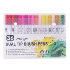 FineLiner Dual Tip Brush Pen Set Colorful Ink Colored Atr Marker Set