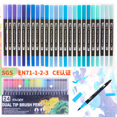 FineLiner Dual Tip Brush Pen Set Colorful Ink Colored Atr Marker Set