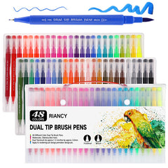 FineLiner Dual Tip Brush Pen Set Colorful Ink Colored Atr Marker Set