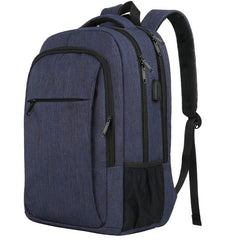 Computer Backpack  Large Capacity Multifunctional Business USB Charging Waterproof Backpack