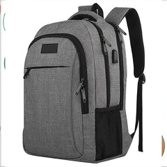 Computer Backpack  Large Capacity Multifunctional Business USB Charging Waterproof Backpack