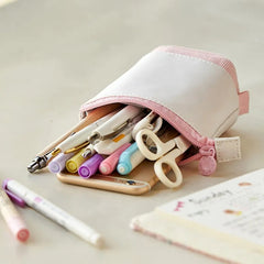 Creative Retractable Pencil Case School Stationery Storage Bag