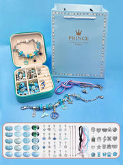 DIY Crystal Bracelet Set with Jewelry Gift Box