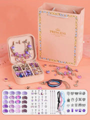 DIY Crystal Bracelet Set with Jewelry Gift Box