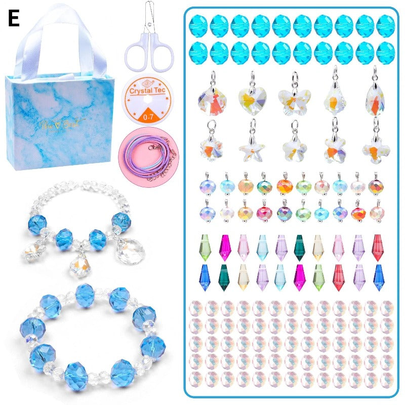 DIY Crystal Elastic Bracelets Set Bracelet Jewelry Making Accessories