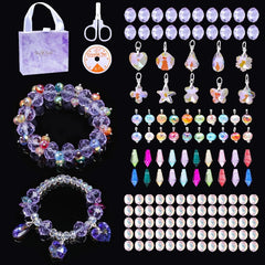 DIY Crystal Elastic Bracelets Set Bracelet Jewelry Making Accessories