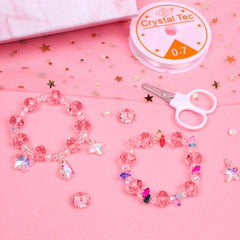 DIY Crystal Elastic Bracelets Set Bracelet Jewelry Making Accessories