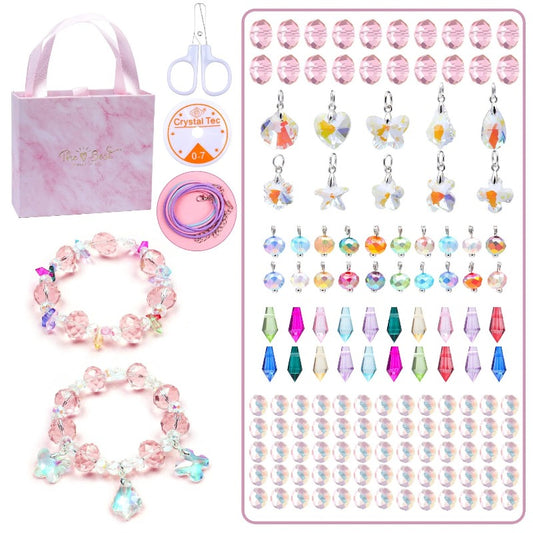 DIY Crystal Elastic Bracelets Set Bracelet Jewelry Making Accessories