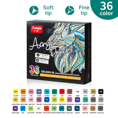 Soft Dual Tips Pens Acrylic Paint Markers Set