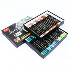 Soft Dual Tips Pens Acrylic Paint Markers Set