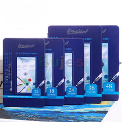 Solid Watercolor Paint Set With Tin Box Drawing Art Supplies