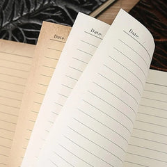 A5 Vintage Notebook 3D Leather Travel Planner Log Writing Stationery Supplies