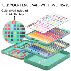 Professional Colored Pencils 50pcs Set Drawing Sketching Colored Pencils Set