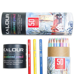 50pcs Set Professional Colored Pencils Set Soft Smooth Core Artist Coloring Pencil
