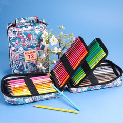 72 Colors Professional Oil Color Pencils Set Sketch Coloured Colored Pencil With Pencil Bag