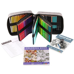 Art Painting Set 132 Pcs Color Pencil Oily Colored Pencil Mixing Art Tools Set