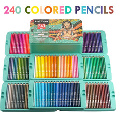 240 Color Colored Pencils Set Hand-Painted Graffiti Colored Pencils Set
