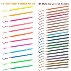 240 Color Colored Pencils Set Hand-Painted Graffiti Colored Pencils Set