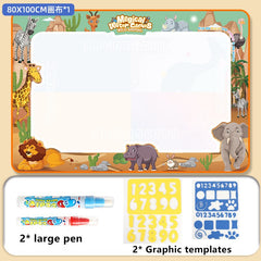 Magic Water Drawing Mat Coloring Doodle Mat with Magic Pens