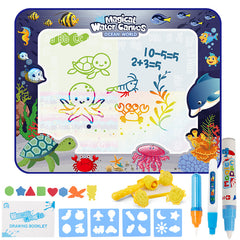 Magic Doodle Mat Magic Water Drawing Mat Coloring Doodle Mat with Magic Pens