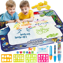 Magic Doodle Mat Magic Water Drawing Mat Coloring Doodle Mat with Magic Pens