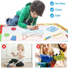 Magic Water Drawing Mat Coloring Doodle Mat with Magic Pens