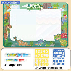 Magic Water Drawing Mat Coloring Doodle Mat with Magic Pens