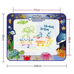 Magic Doodle Mat Magic Water Drawing Mat Coloring Doodle Mat with Magic Pens