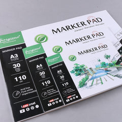 Marker Drawing Book 30 Sheets Professional Marker Paper Watercolor Sketch Notepad Book