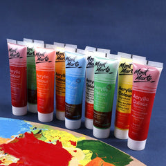 Waterproof Acrylic Paint Set 18/24/36/48 Colors 36ml