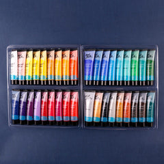 Waterproof Acrylic Paint Set 18/24/36/48 Colors 36ml