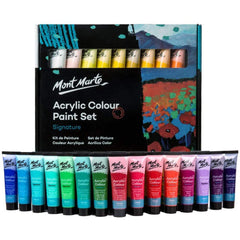 Waterproof Acrylic Paint Set 18/24/36/48 Colors 36ml