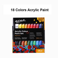 Waterproof Acrylic Paint Set 18/24/36/48 Colors 36ml